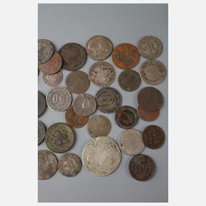 Konvolut Kleinmünzen Altdeutschland