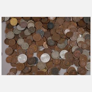 Konvolut Kleinmünzen Deutsches Reich