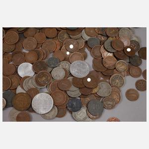 Konvolut Kleinmünzen Deutsches Reich