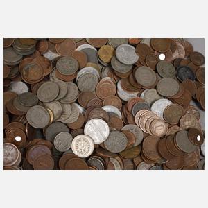 Konvolut Kleinmünzen Deutsches Reich