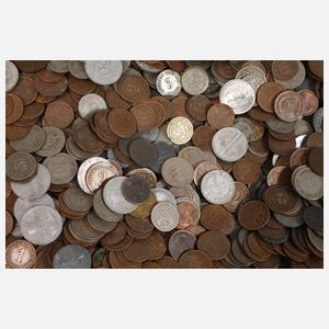 Konvolut Kleinmünzen Deutsches Reich