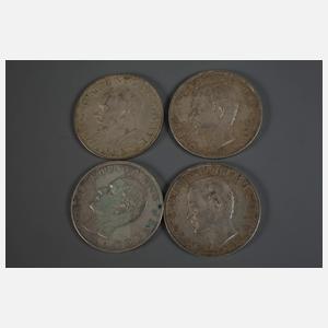 Konvolut Silbermünzen Kaiserreich