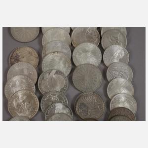 Konvolut Silbermünzen BRD