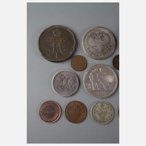 Konvolut Münzen Russland