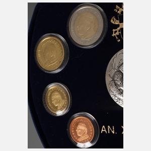Kursmünzensatz Vatikan 2002