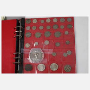 Sammlung Silbermünzen und -medaillen