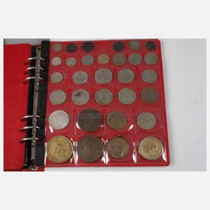 Sammlung Silbermünzen und -medaillen