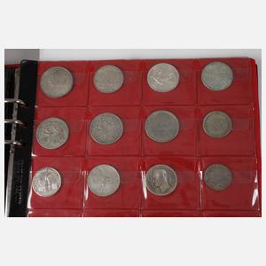 Sammlung Silbermünzen und -medaillen