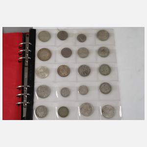 Sammlung Silbermünzen und -medaillen