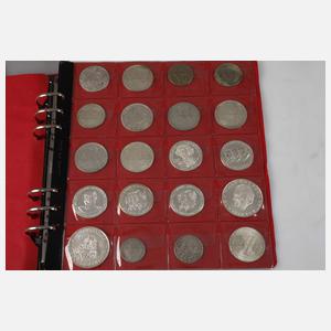 Sammlung Silbermünzen und -medaillen