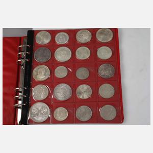 Sammlung Silbermünzen und -medaillen