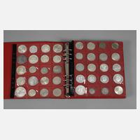 Sammlung Silbermünzen und -medaillen111