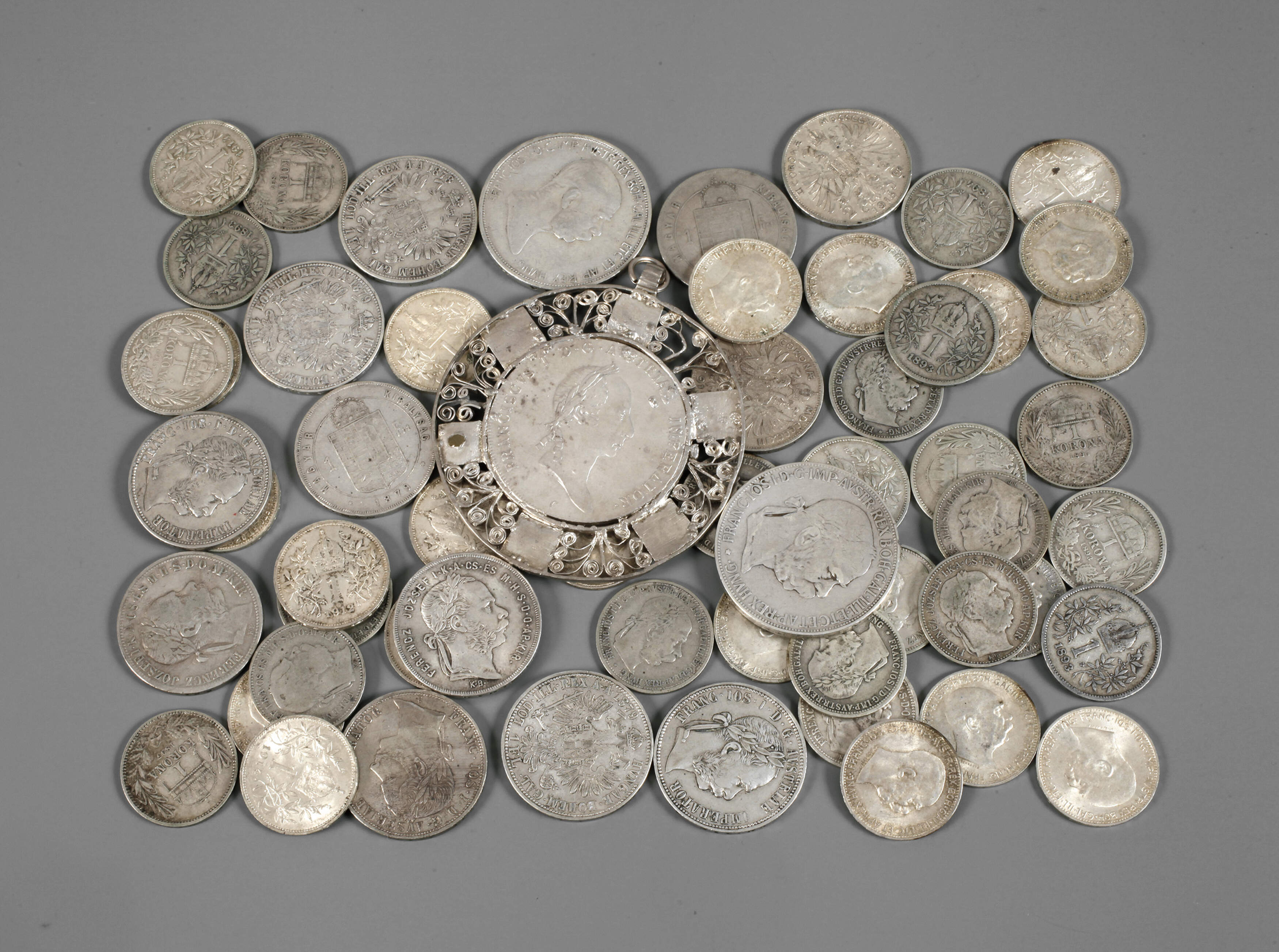 Konvolut Silbermünzen Österreich-Ungarn