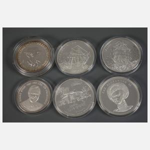 Konvolut Silbermünzen und -medaillen