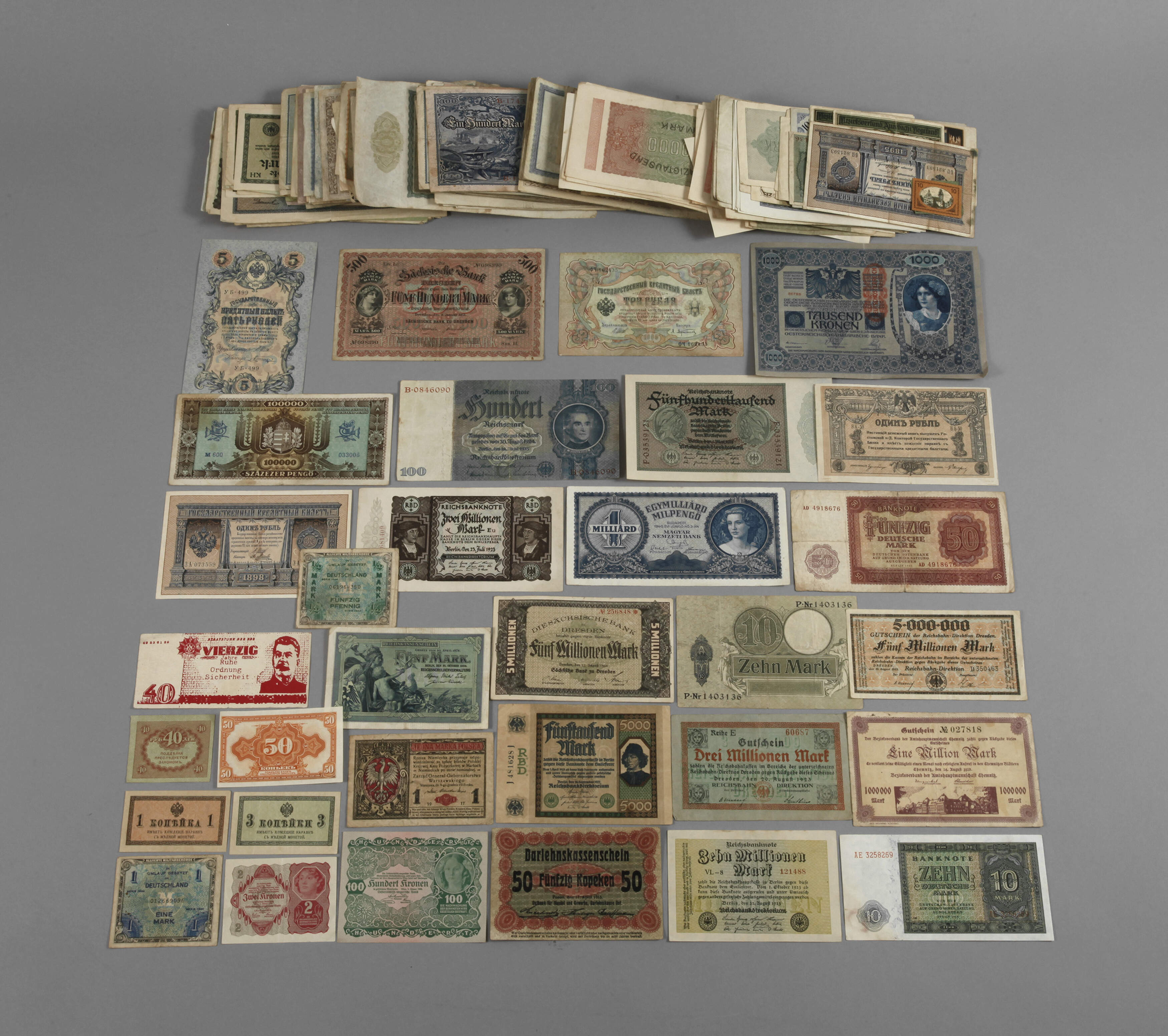 Konvolut alte Geldscheine