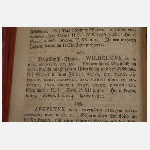 Vollständiges Thaler-Cabinet