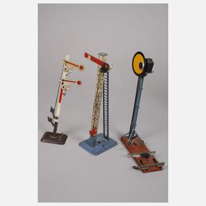 Bing Konvolut Eisenbahnsignale