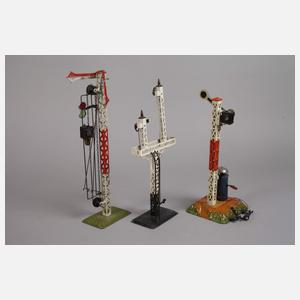 Bing Konvolut Eisenbahnsignale