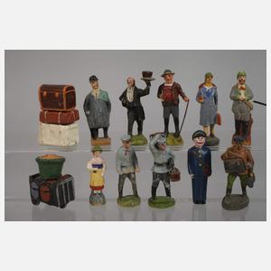 Konvolut Bahnhofsfiguren