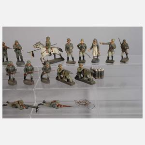 Konvolut Massesoldaten und Geschütze