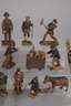 Konvolut bewegliche Aufstellfiguren Erzgebirge