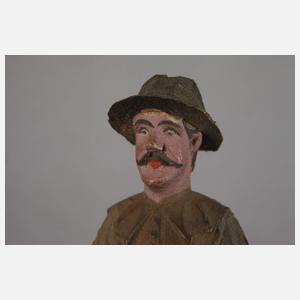 Konvolut bewegliche Aufstellfiguren Erzgebirge