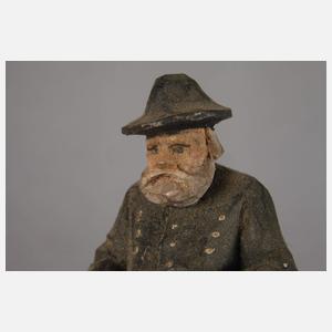 Konvolut bewegliche Aufstellfiguren Erzgebirge