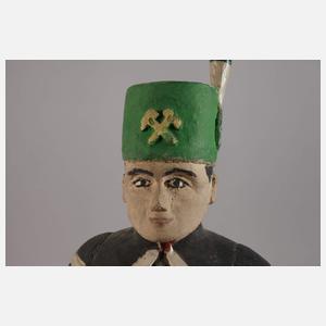 Paar Lichterbergmänner Erzgebirge