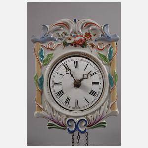 Porzellanschilderuhr