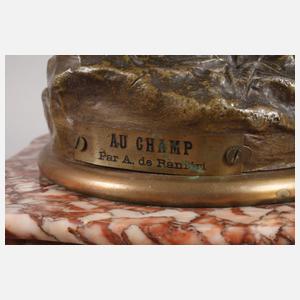 Figurenpendule "Au Champ"