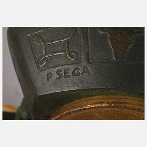 Kaminuhr mit Sternzeichen Pierre Sega