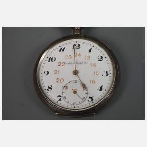 Drei Taschenuhren Silber