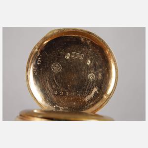 Vier Taschenuhren Gold