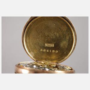 Vier Taschenuhren Gold