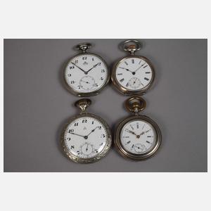 Zehn Taschenuhren