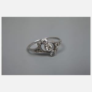 Damenring mit Brillanten