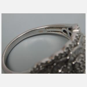 Damenring mit Diamanten