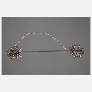 Anstecknadel mit Diamanten