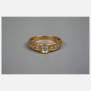 Damenring mit Brillanten