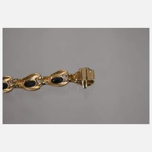 Armband mit Saphiren