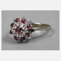 Damenring mit Rubinen und Brillanten111