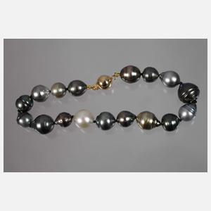 Perlencollier und Armband