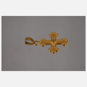 Anhänger in Kreuzform