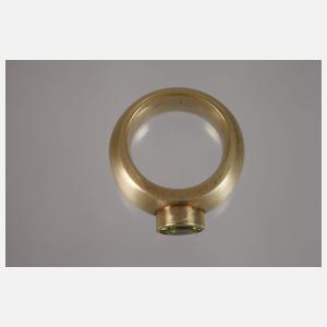 Designerring mit Peridot