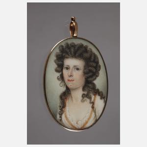 Medaillon Biedermeier