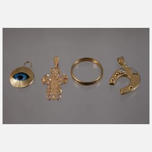 Konvolut Goldschmuck