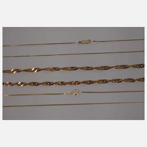 Konvolut Goldschmuck