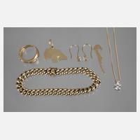 Konvolut Goldschmuck111