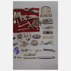 Sammlung Silberschmuck