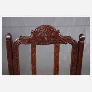 Vier Armlehnstühle barock